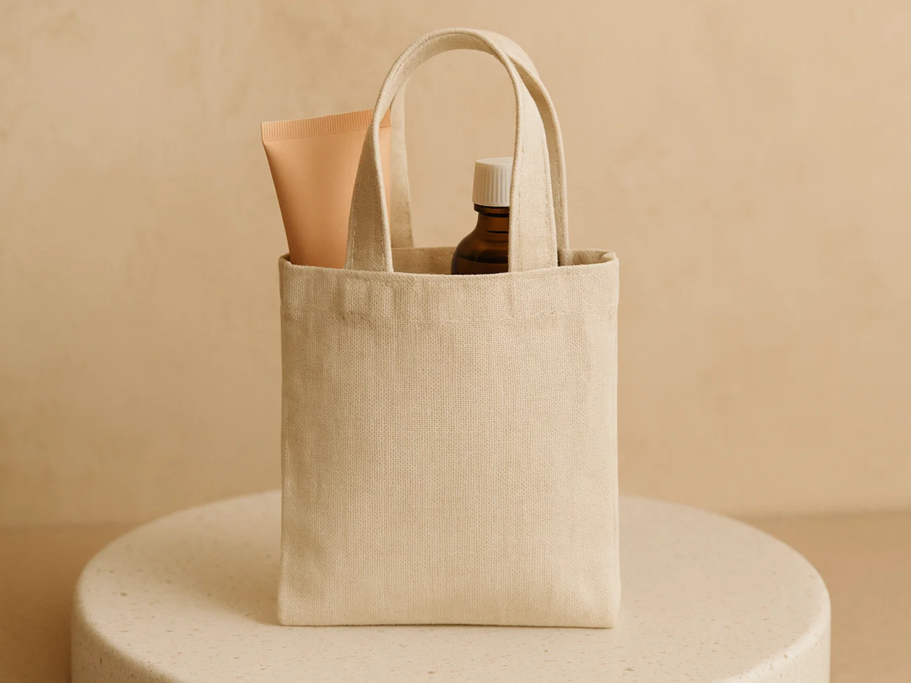 Canvas Mini Tote | Easter Treat Bag | Canvas Pouch Bag