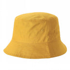 Yellow bucket sun hat