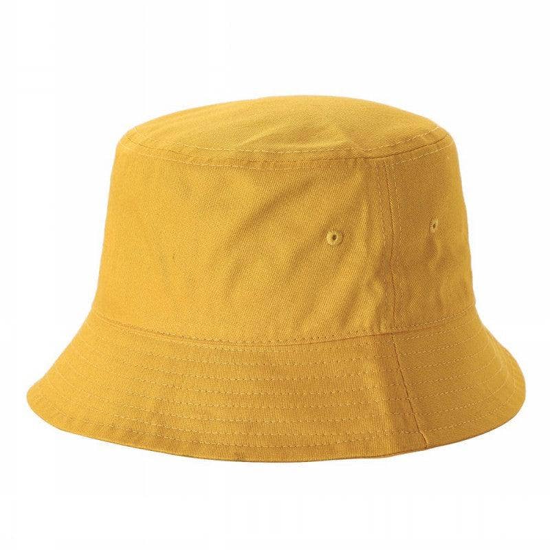 Yellow bucket sun hat