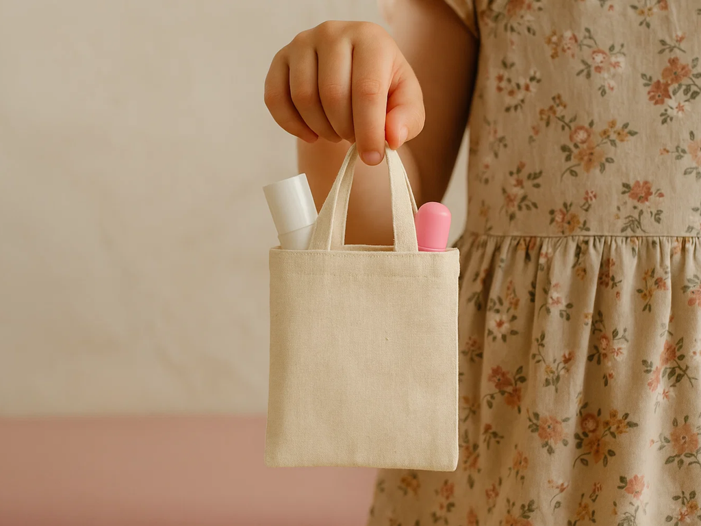 Canvas Mini Tote | Easter Treat Bag | Canvas Pouch Bag