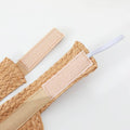 Straw Woven Wide Brim Adjustable Sun Visor Hat
